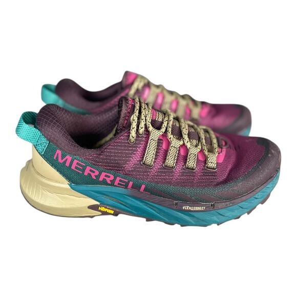 Merrell Women’s Agility Peak 4 Trail Running Shoes With Vibram Soles Size-6.5 - Picture 4 of 10